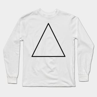 Fire Element Symbol Long Sleeve T-Shirt